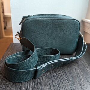 Leatherology Double Zip Meadow Camera Bag in Emerald